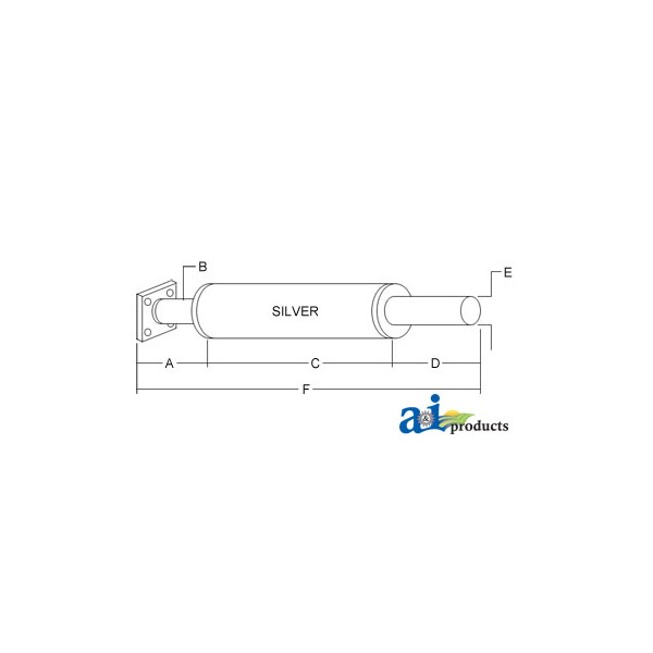 Muffler 24" x5" x5"